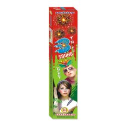 THREE CRACKLING ROCKET (1 BOX)